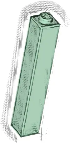 Brick 1 x 1 x 5 - Solid Stud