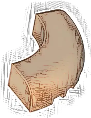 Brick, Round Corner 5 x 5 without Studs