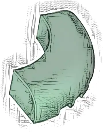 Brick, Round Corner 5 x 5 without Studs