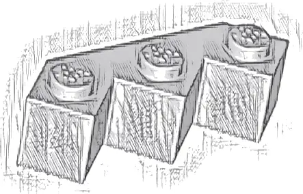Brick, Modified Facet 3 x 3