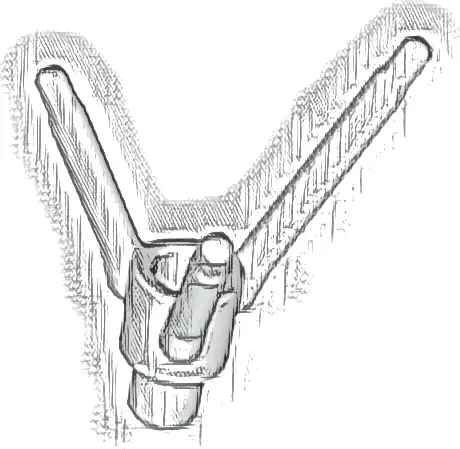 Plant Flower Stem with Bar Holder, Bar, and 3 Stems