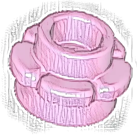 Plate, Round 1 x 1 with Flower Edge (5 Petals)