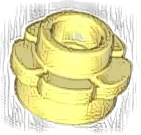 Plate, Round 1 x 1 with Flower Edge (5 Petals)