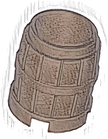 Container, Barrel 2 x 2 x 2