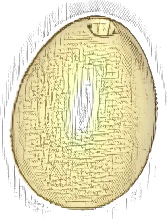 Egg with Small Pin Hole