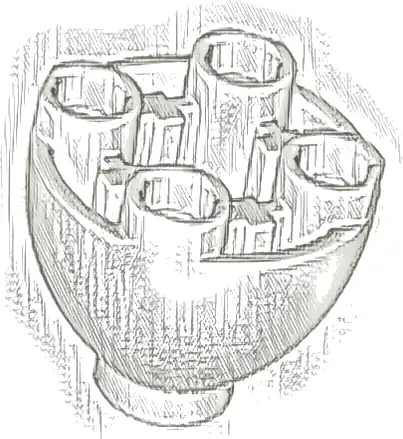 Brick, Round 2 x 2 Dome Bottom with Studs