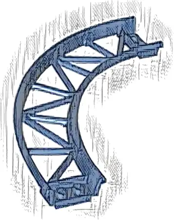 Train, Track Roller Coaster Curve, 90 degrees