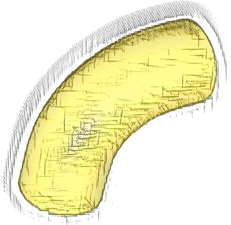 Brick, Round Tube 1 x 1 d. 90 degrees Elbow Macaroni - No Stud - Type 2 - Axle Hole
