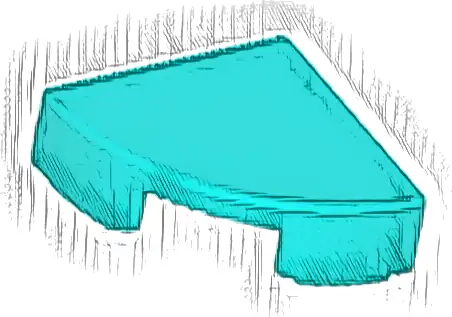 Tile, Round 1 x 1 Quarter