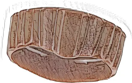 Minifigure, Hair Flat Top with Straight Even Sections