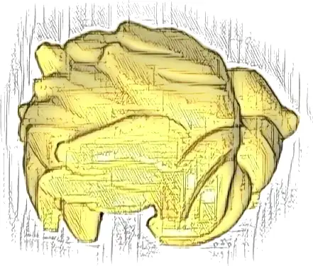 Minifigure, Hair Tousled and Sticking Out on Both Sides