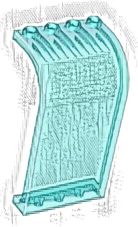 Panel 3 x 4 x 6 Curved Top