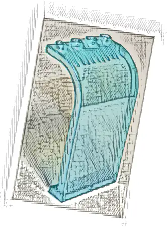 Panel 3 x 4 x 6 Curved Top