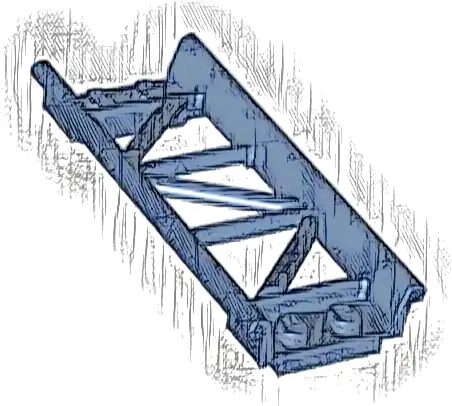 Train, Track Roller Coaster Straight 8L