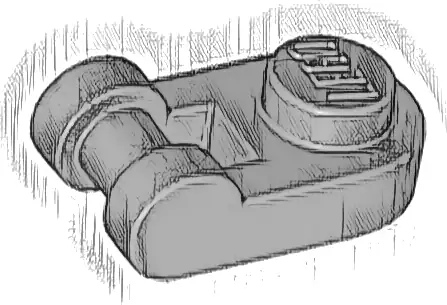 Plate, Round 1 x 1 with Bar Handle