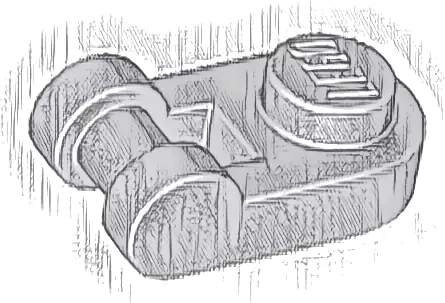 Plate, Round 1 x 1 with Bar Handle