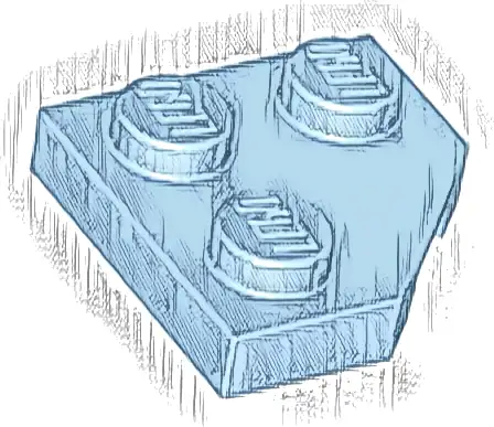Wedge, Plate 2 x 2  Cut Corner