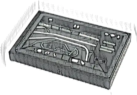 Tile 2 x 3 with GPS Map Screen Pattern (Sticker) - Set 42126