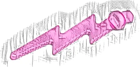 Wave Angular Single with Bar End (Lightning Bolt)