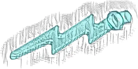 Wave Angular Single with Bar End (Lightning Bolt)