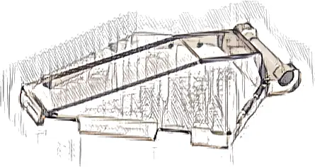Windscreen 6 x 4 x 1 Hexagonal with Bar Handle