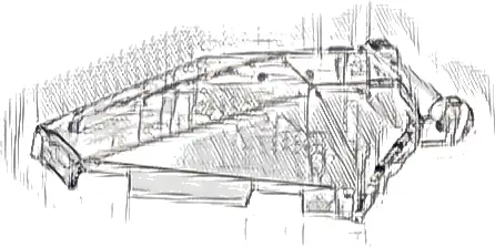 Windscreen 6 x 4 x 1 Hexagonal with Bar Handle