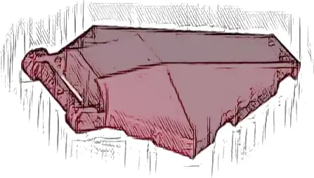 Windscreen 6 x 4 x 1 Hexagonal with Bar Handle