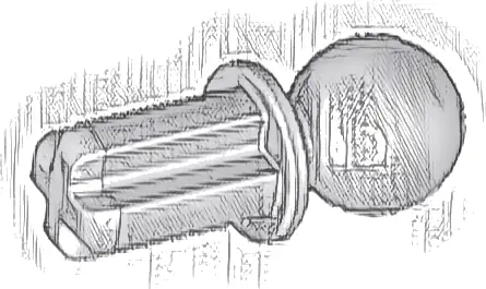 Technic, Axle  1L with Tow Ball
