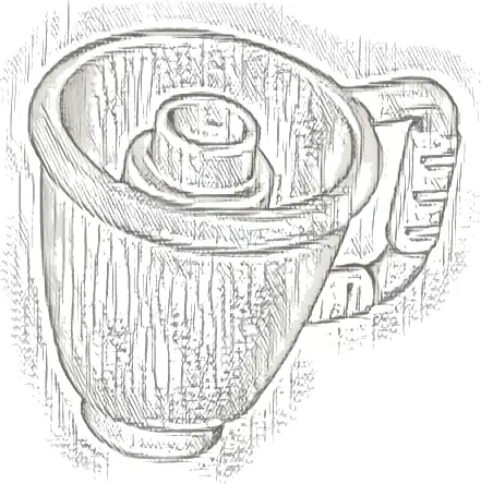 Duplo Utensil Cup with Stud Inside