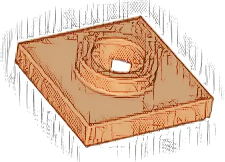 Turntable 2 x 2 Square Base