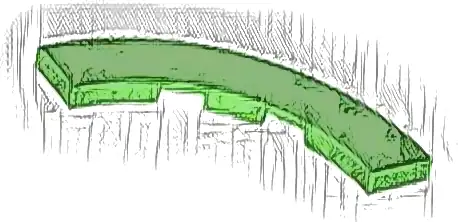 Tile, Round Corner 4 x 4 Macaroni