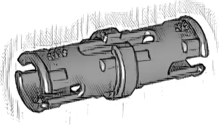 Technic, Pin with Short Friction Ridges