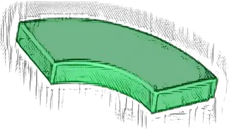 Tile, Round Corner 2 x 2 Macaroni