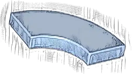 Tile, Round Corner 2 x 2 Macaroni