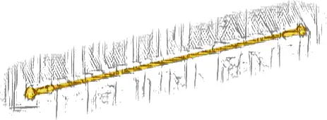 Hose, Flexible 22L with 2 Connector Ends (Zipline)