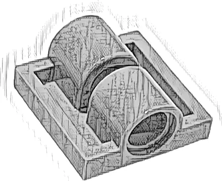 Plate, Modified 2 x 2 with Pin Holes