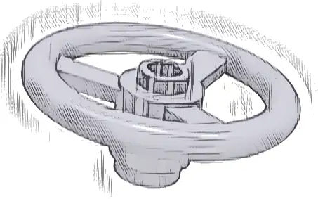 Technic, Steering Wheel Small, 3 Studs Diameter