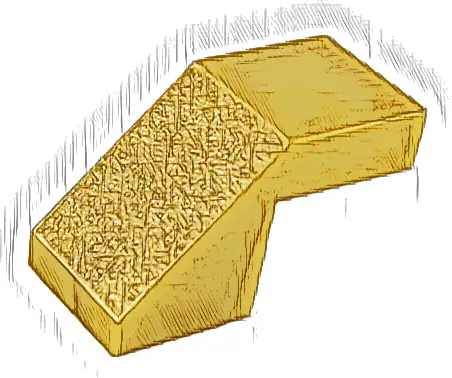 Slope 45 2 x 1 with Cutout without Stud