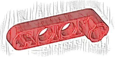 Technic, Liftarm, Modified Stud Connector Thin 1 x 4