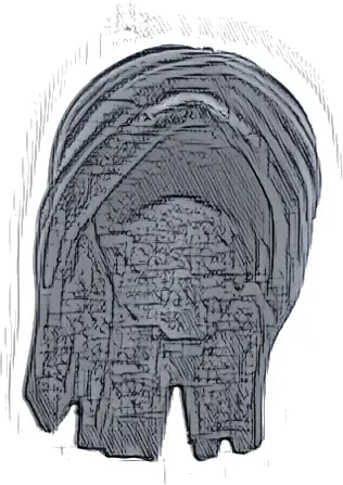 Mini Doll, Hair Long, Parted in Front and Swept Back Over Shoulders