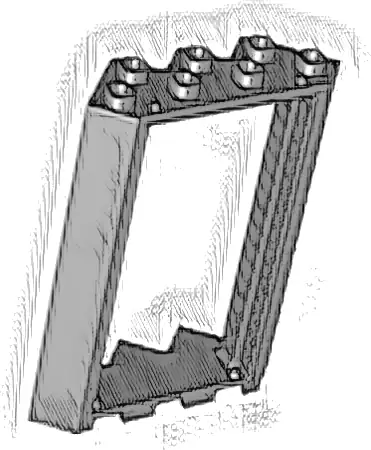 Door, Frame 4 x 4 x 6 Corner