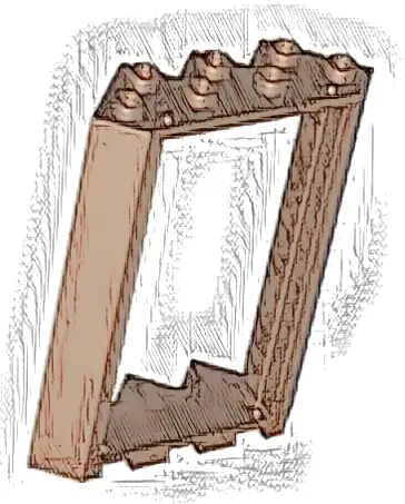 Door, Frame 4 x 4 x 6 Corner