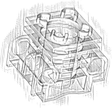 Technic Engine Cylinder with Bottom Slots