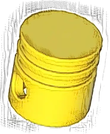 Technic Engine Piston Round