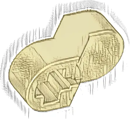 Technic Engine Crankshaft Center