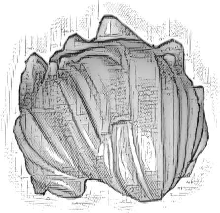 Minifigure, Hair Bushy Swept Back