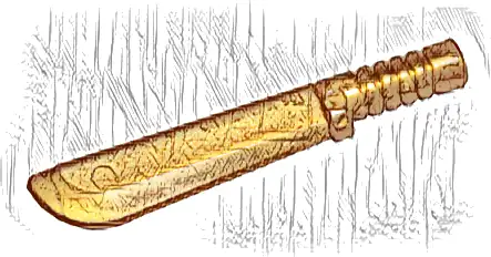 Minifigure, Weapon Machete