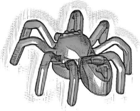 Spider with Elongated Abdomen