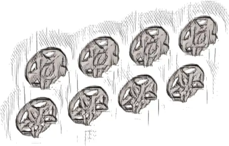 Wheel Cover 5 Spoke Wide and 5 Spoke Framed for Wheel 18976, 8 in Bag - 4 of Each (Multipack)