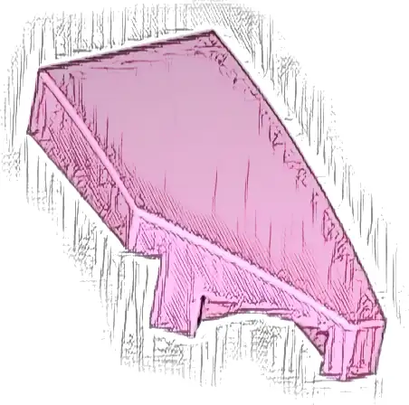 Wedge 2 x 1 x 2/3 Right